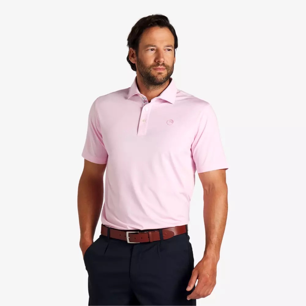 Puma Arnold Palmer Golf Polo Shirt Men's‎ Pink Size XXL